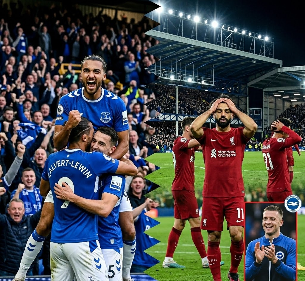 Liverpool Kalah Lagi! Everton Pesta Gol, Brighton Tersenyum