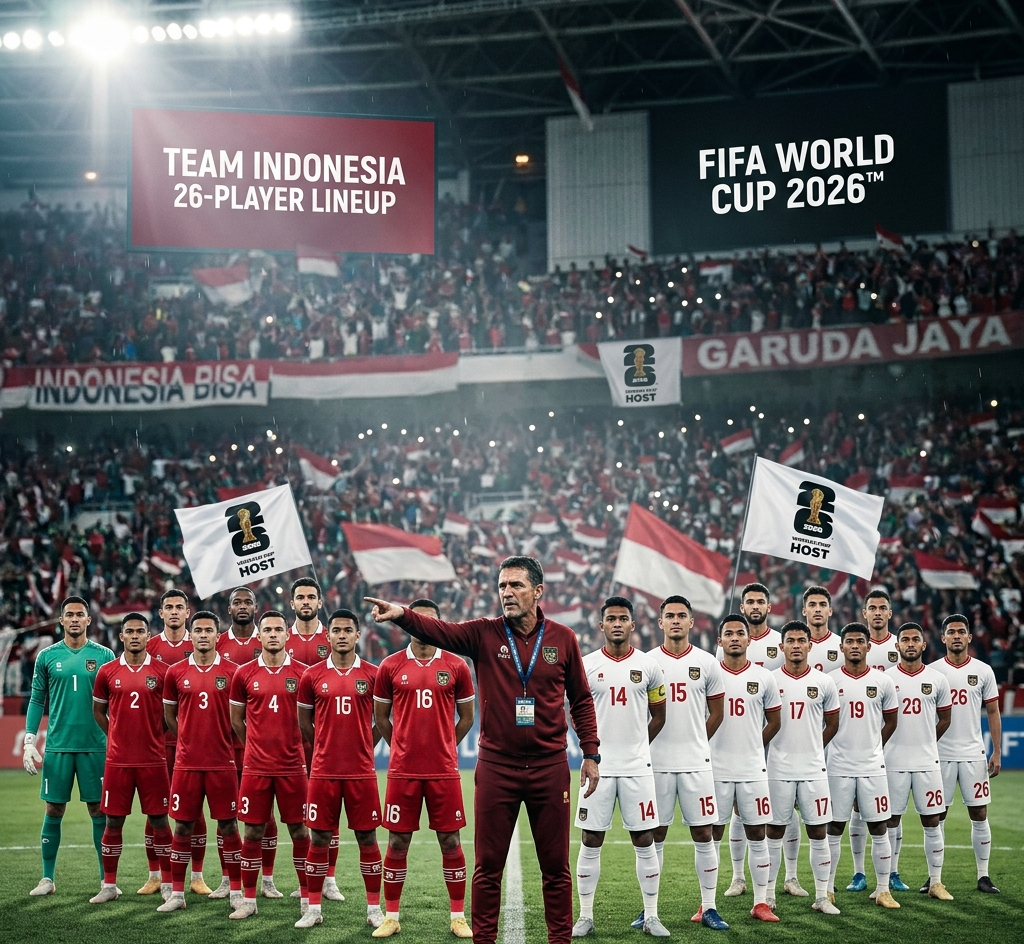 FIFA tetapkan 26 pemain Piala Dunia 2026