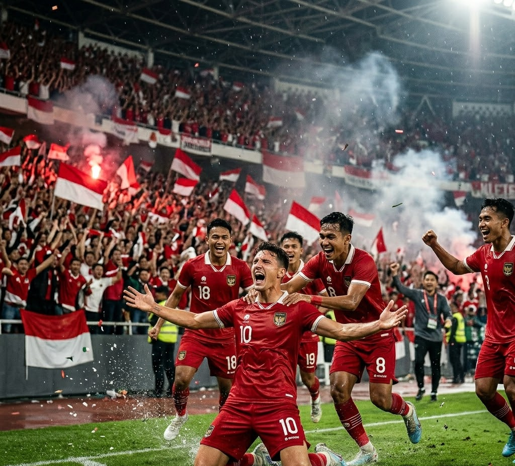 Aksi Zijlstra menutup pesta gol Indonesia di FIFA Series 2026