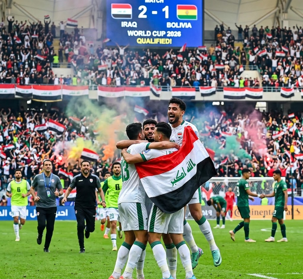 tekuk bolivia 2-1, irak segel tiket terakhir piala dunia 2026