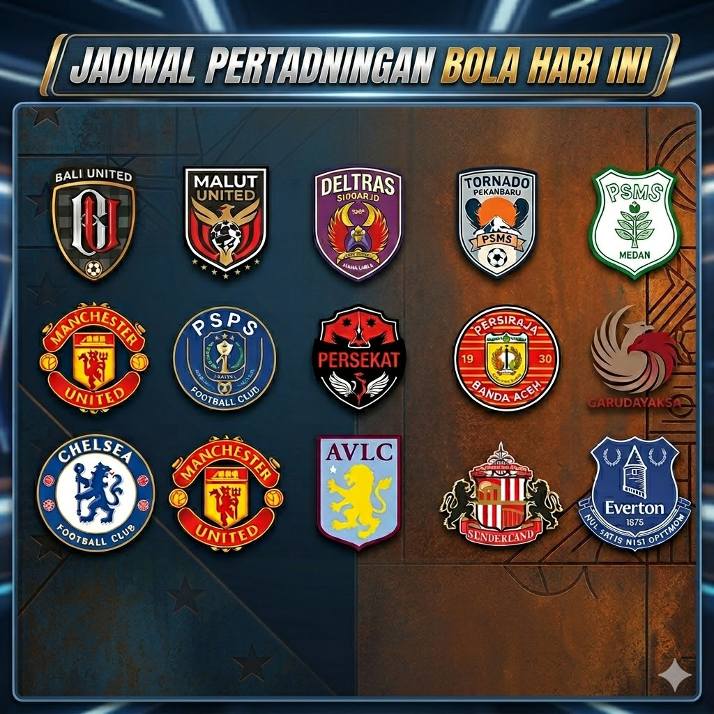PERTANDINGAN BOLA HARI INI