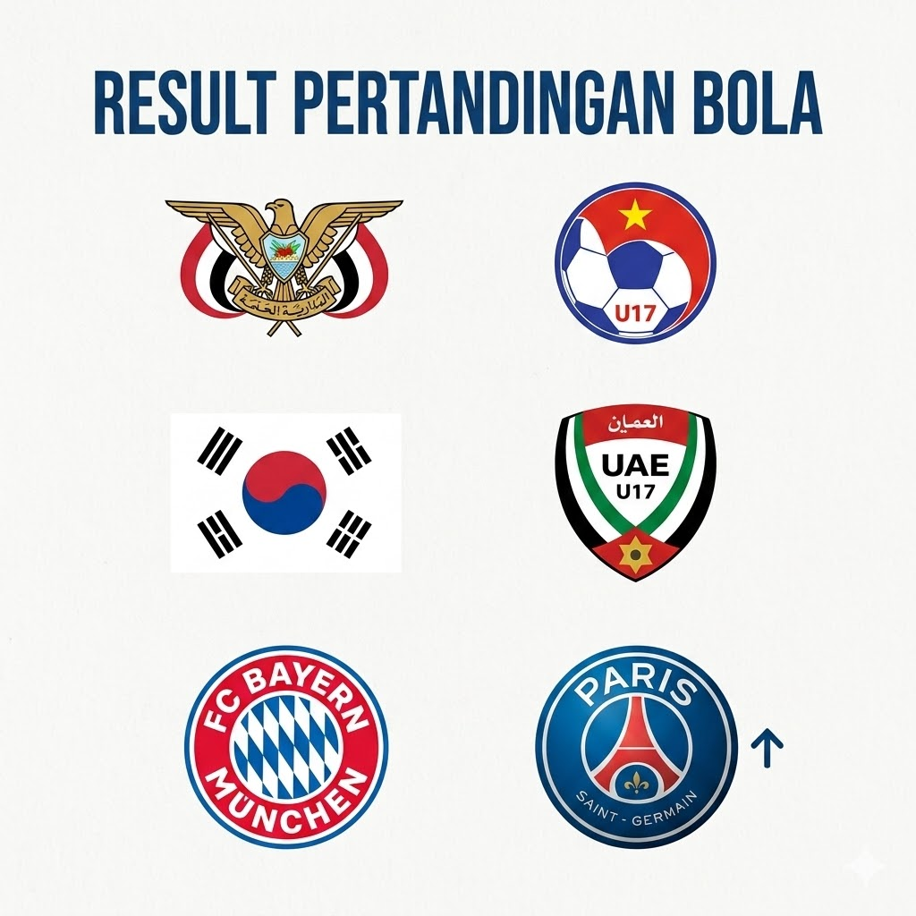 hasil pertandingan hari ini
