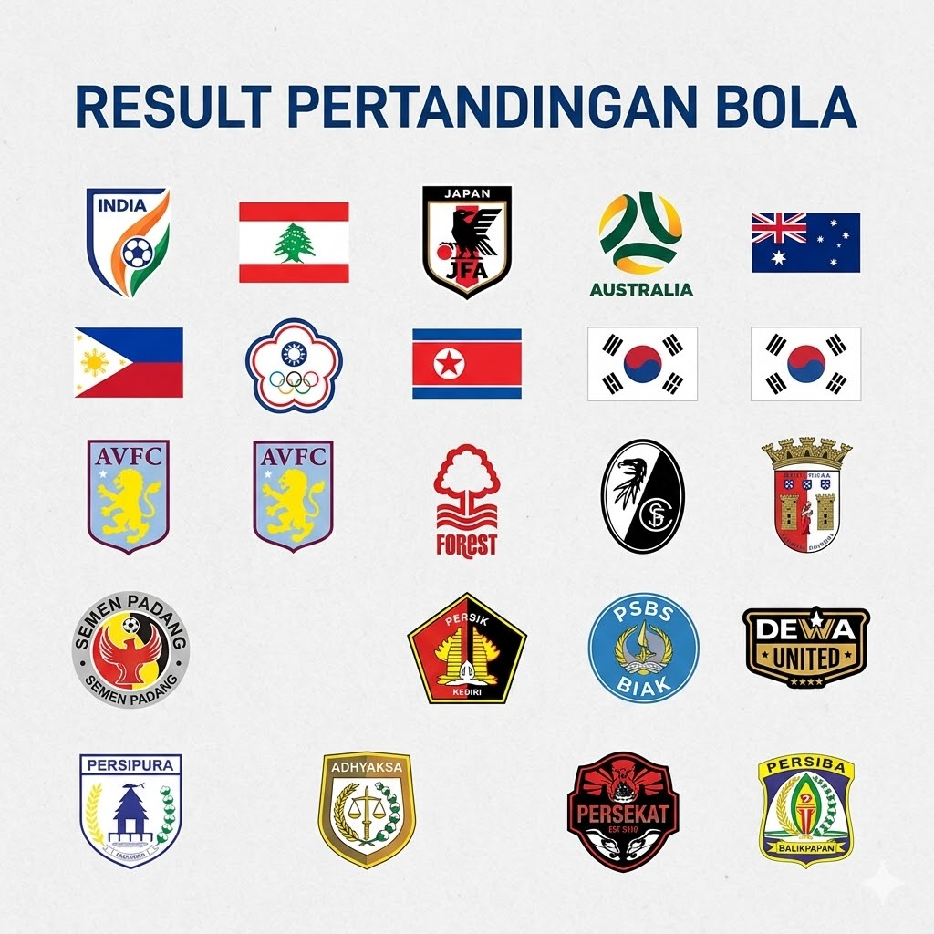 hasil pertandingan bola hari ini