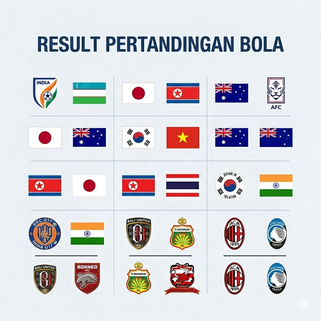 hasil pertandingan bola