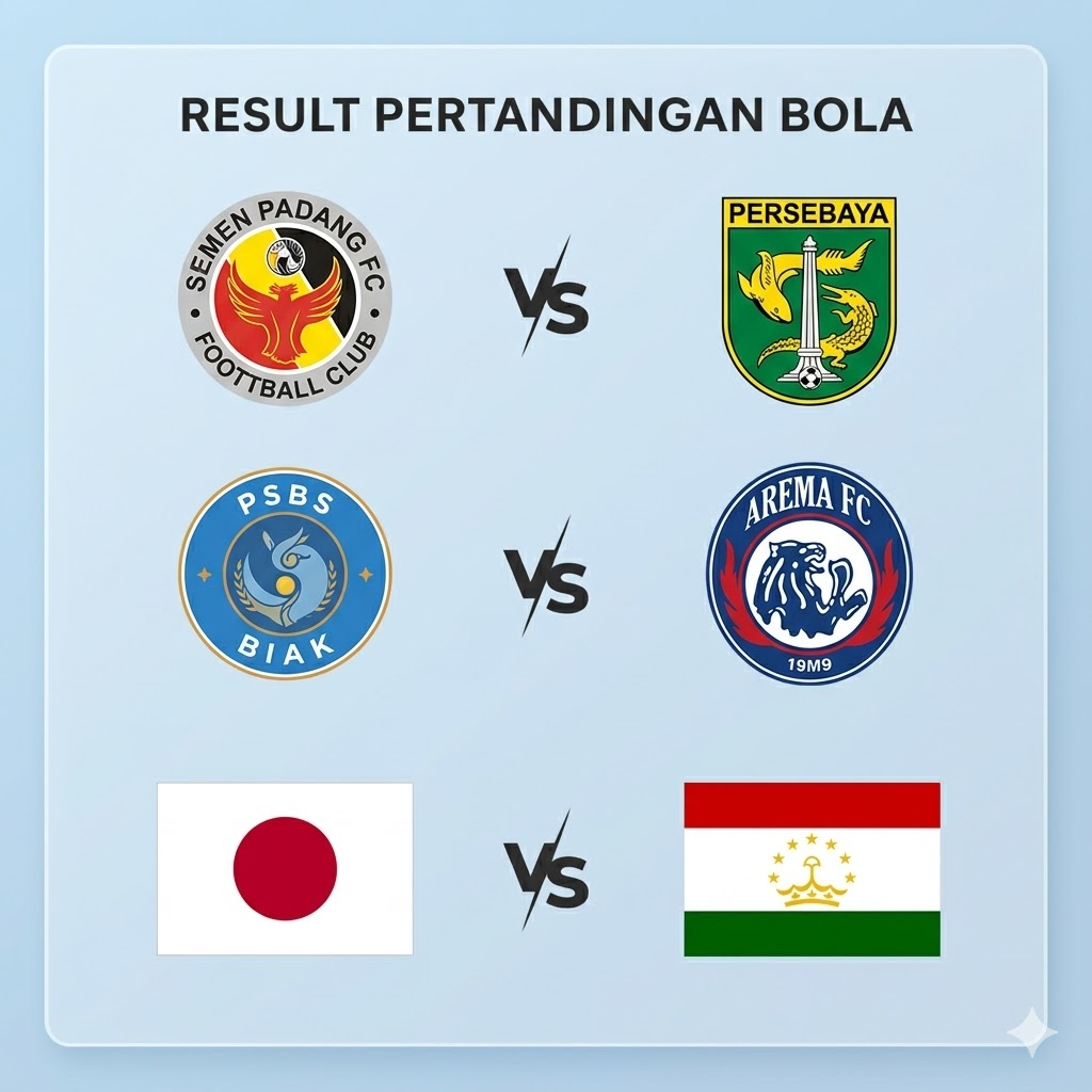 jadwal bola hari ini