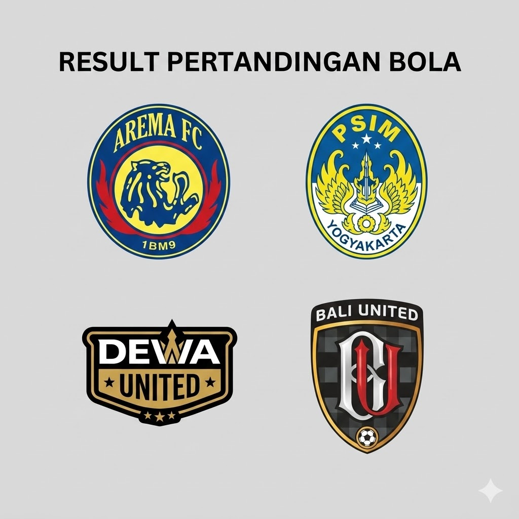 hasil pertandingan bola