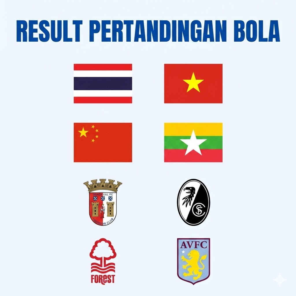 hasil pertandingan bola