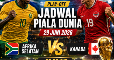 Jadwal Piala Dunia 29 Juni 2026 Afrika Selatan vs Kanada Babak Play-off