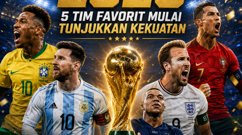 Piala Dunia 2026 dengan persaingan tim favorit menuju gelar juara