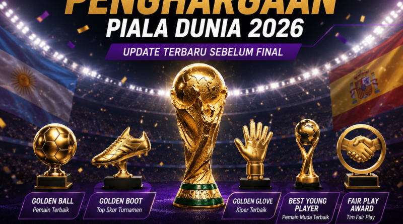 Daftar Lengkap Penghargaan Piala Dunia 2026 FIFA sebelum partai final