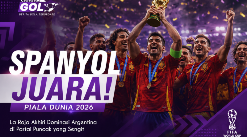 Final Piala Dunia 2026 Spanyol vs Argentina di stadion megah