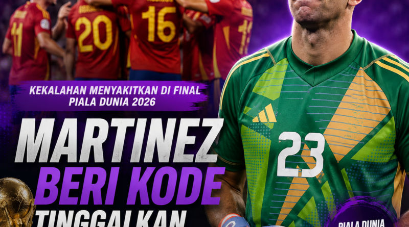Emiliano Martinez usai kekalahan Argentina di final Piala Dunia 2026