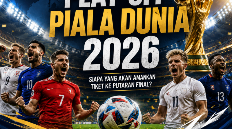 Play-Off Piala Dunia 2026 menuju putaran final, persaingan sengit memperebutkan tiket lolos ke Piala Dunia FIFA 2026.