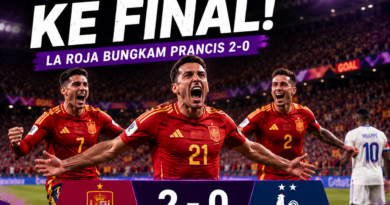 Spanyol mengalahkan Prancis 2-0 pada semifinal Piala Dunia 2026.