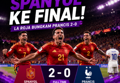 Spanyol mengalahkan Prancis 2-0 pada semifinal Piala Dunia 2026.