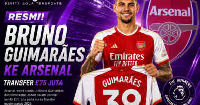 Bruno Guimarães resmi ke Arsenal dalam transfer £75 juta