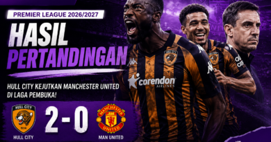 Hull City mengalahkan Manchester United 2-0 di Premier League 2026/2027