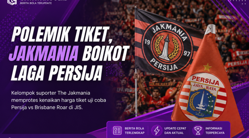 Jakmania boikot laga Persija karena polemik harga tiket