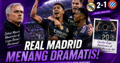 Real Madrid menang dramatis 2-1 atas Espanyol di LaLiga 2026/2027