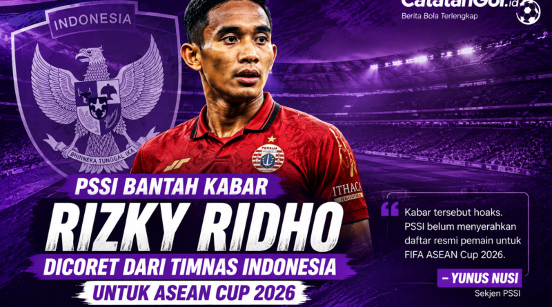 PSSI bantah kabar Rizky Ridho dicoret dari Timnas Indonesia untuk ASEAN Cup 2026