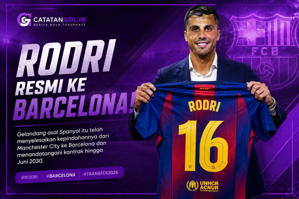 Rodri resmi bergabung dengan Barcelona