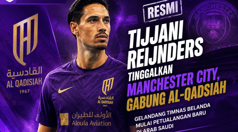 Tijjani Reijnders resmi tinggalkan Manchester City dan gabung Al-Qadsiah