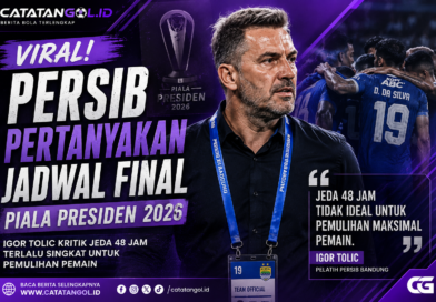 Pelatih Persib Bandung Igor Tolic mempertanyakan jadwal final Piala Presiden 2026 karena waktu pemulihan pemain dinilai terlalu singkat.