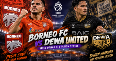 Borneo FC vs Dewa United di Stadion Segiri