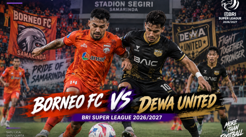 Borneo FC vs Dewa United di Stadion Segiri