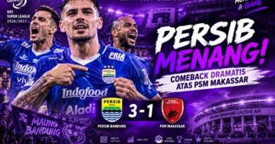 Persib Bandung menang 3-1 atas PSM Makassar