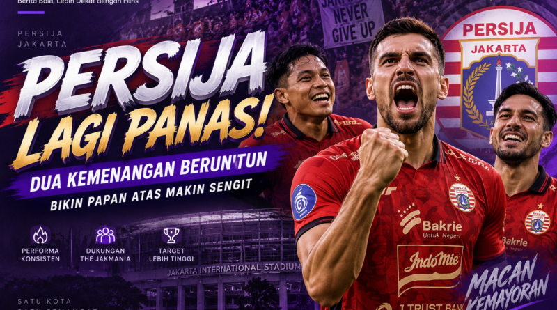 Persija Jakarta meraih dua kemenangan beruntun