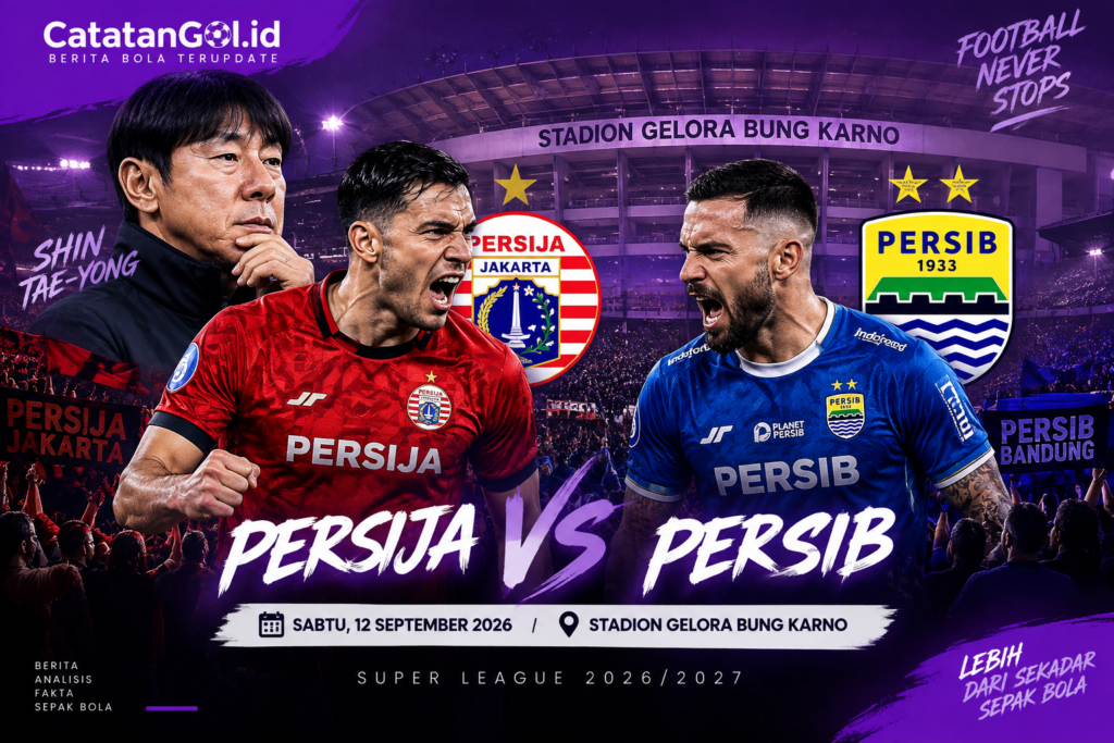 Shin Tae-yong bersama Persija jelang menghadapi Persib Bandung