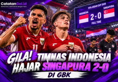 Timnas Indonesia hajar Singapura 2-0 di GBK