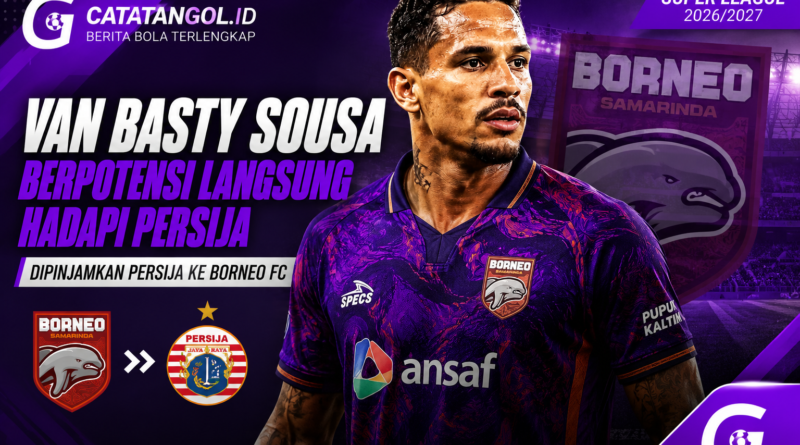 Van Basty Sousa bergabung dengan Borneo FC dan berpotensi menghadapi Persija